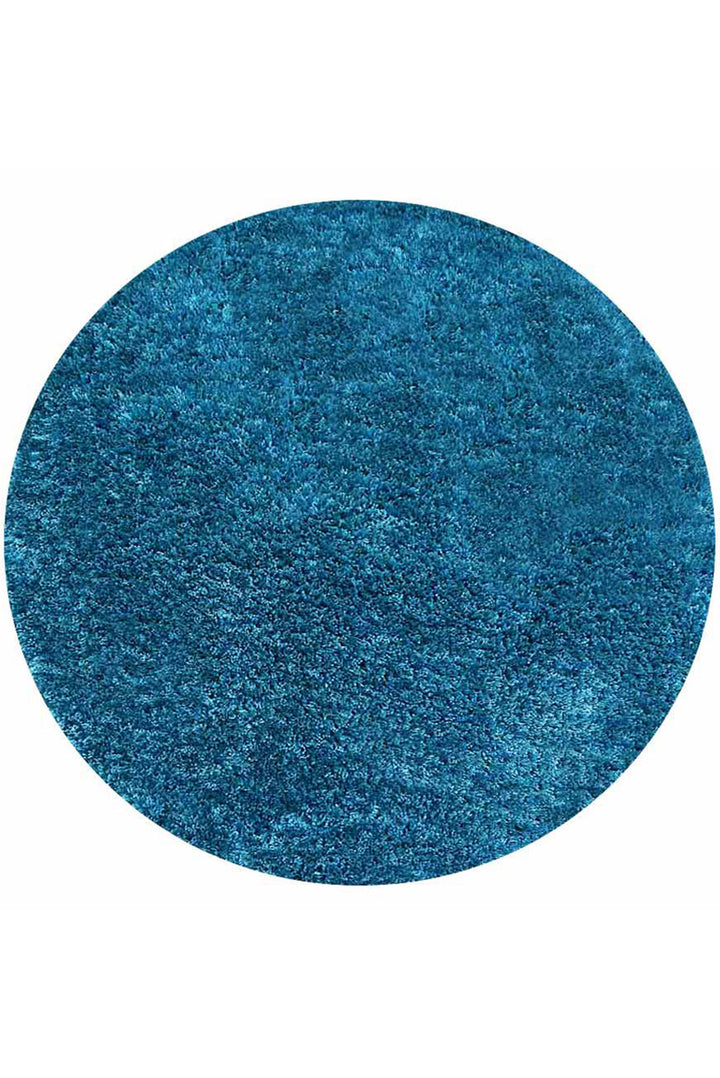 Plush Hand Tufted Shag Rug in Polyester – Solid Design