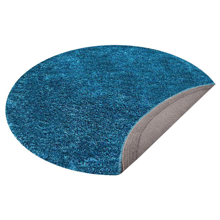Plush Hand Tufted Shag Rug in Polyester – Solid Design