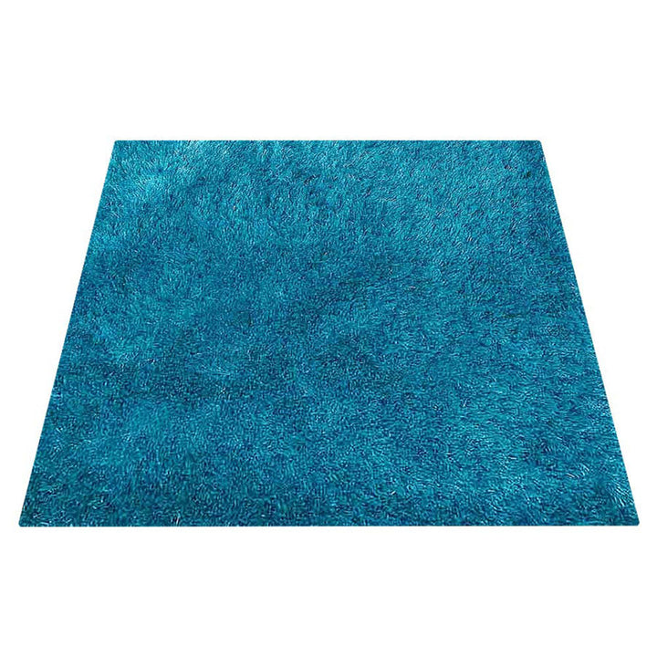 Plush Hand Tufted Shag Rug in Polyester – Solid Design
