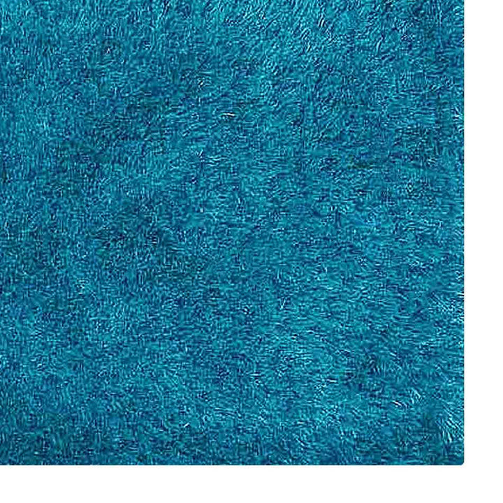 Plush Hand Tufted Shag Rug in Polyester – Solid Design