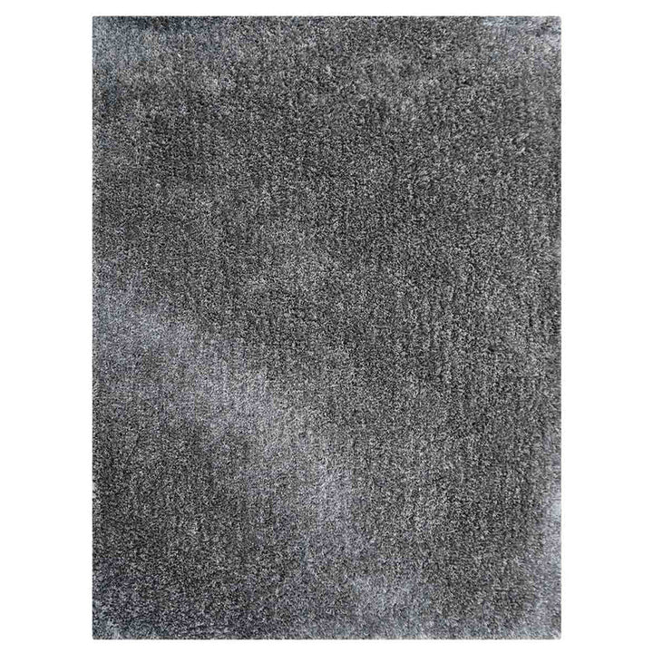 Plush Hand Tufted Shag Rug in Polyester – Solid Design
