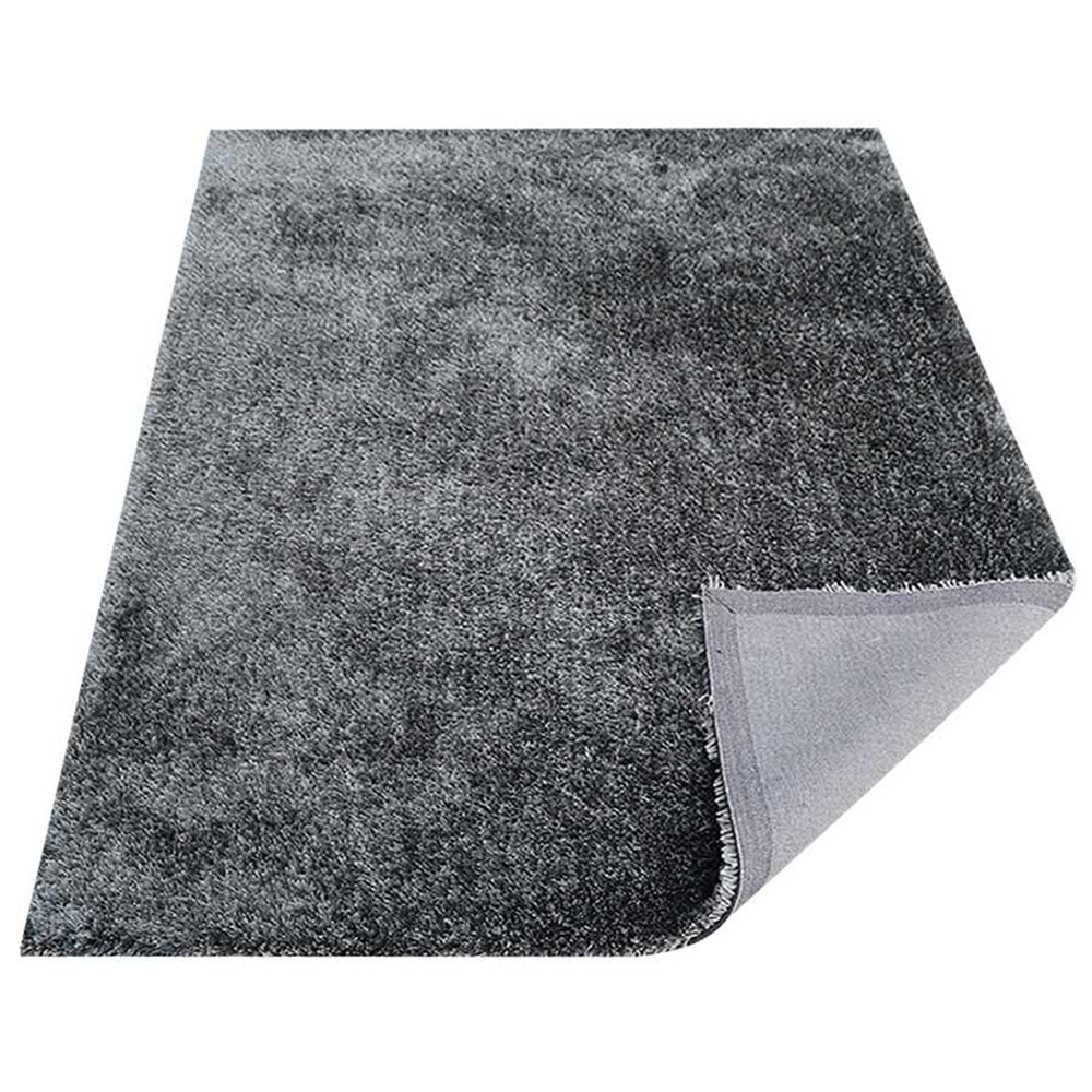 Plush Hand Tufted Shag Rug in Polyester – Solid Design