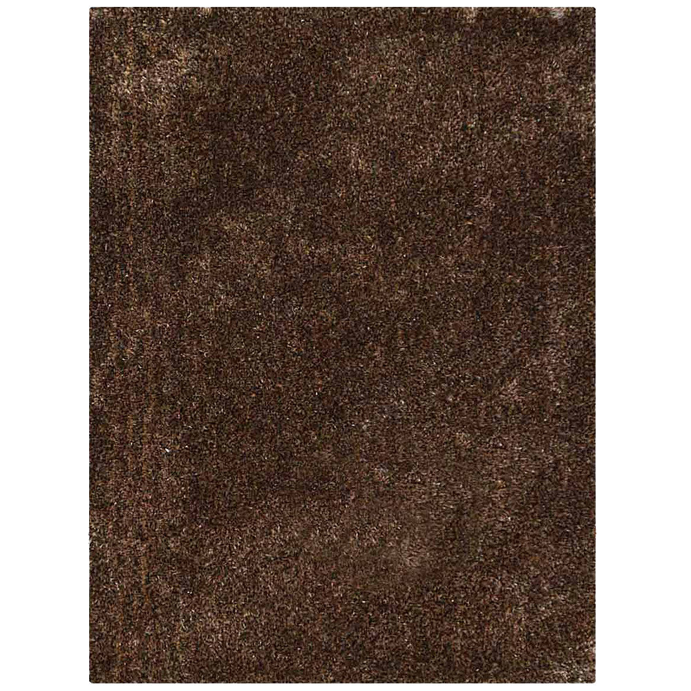Plush Hand Tufted Shag Rug in Polyester – Solid Design