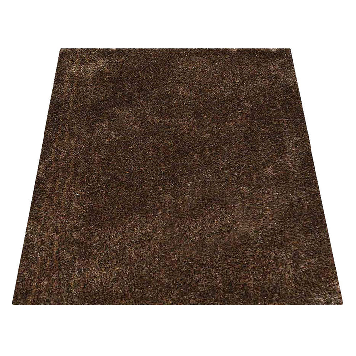 Plush Hand Tufted Shag Rug in Polyester – Solid Design