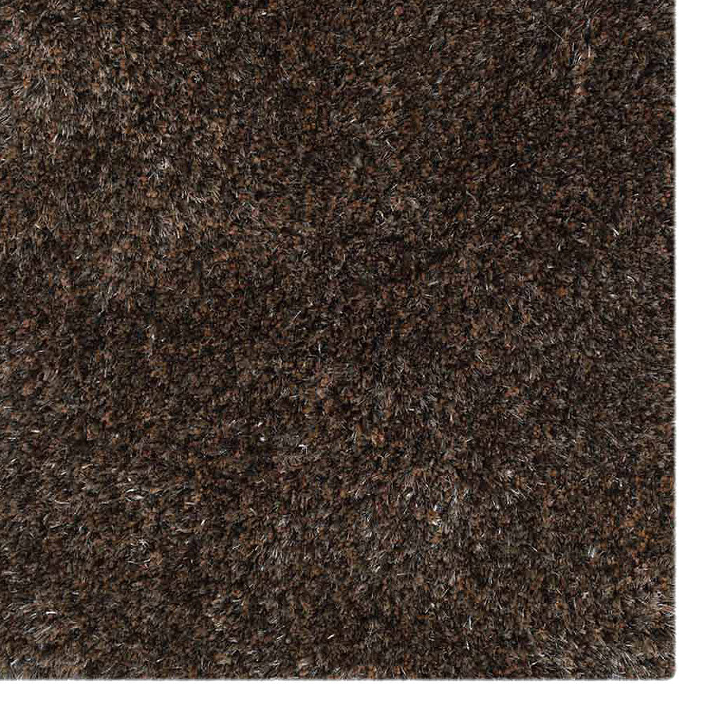 Plush Hand Tufted Shag Rug in Polyester – Solid Design