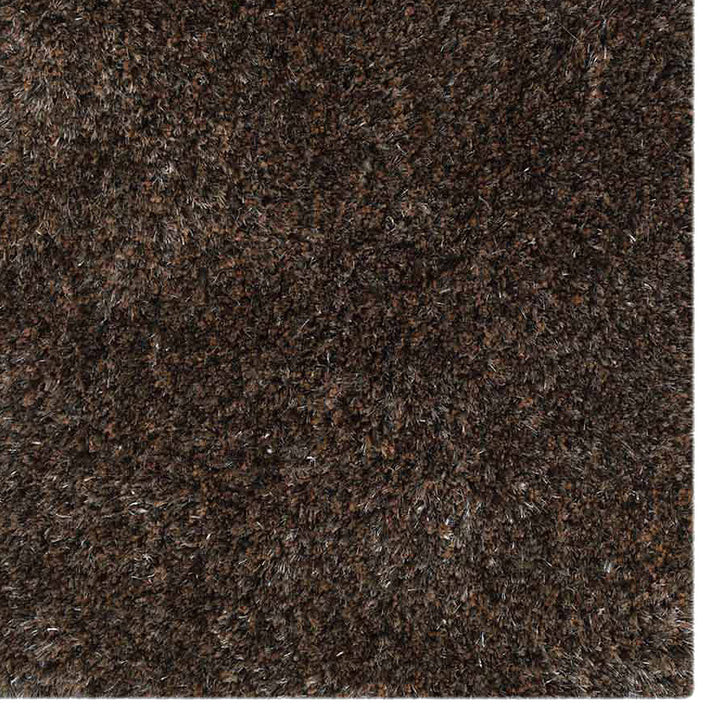Plush Hand Tufted Shag Rug in Polyester – Solid Design
