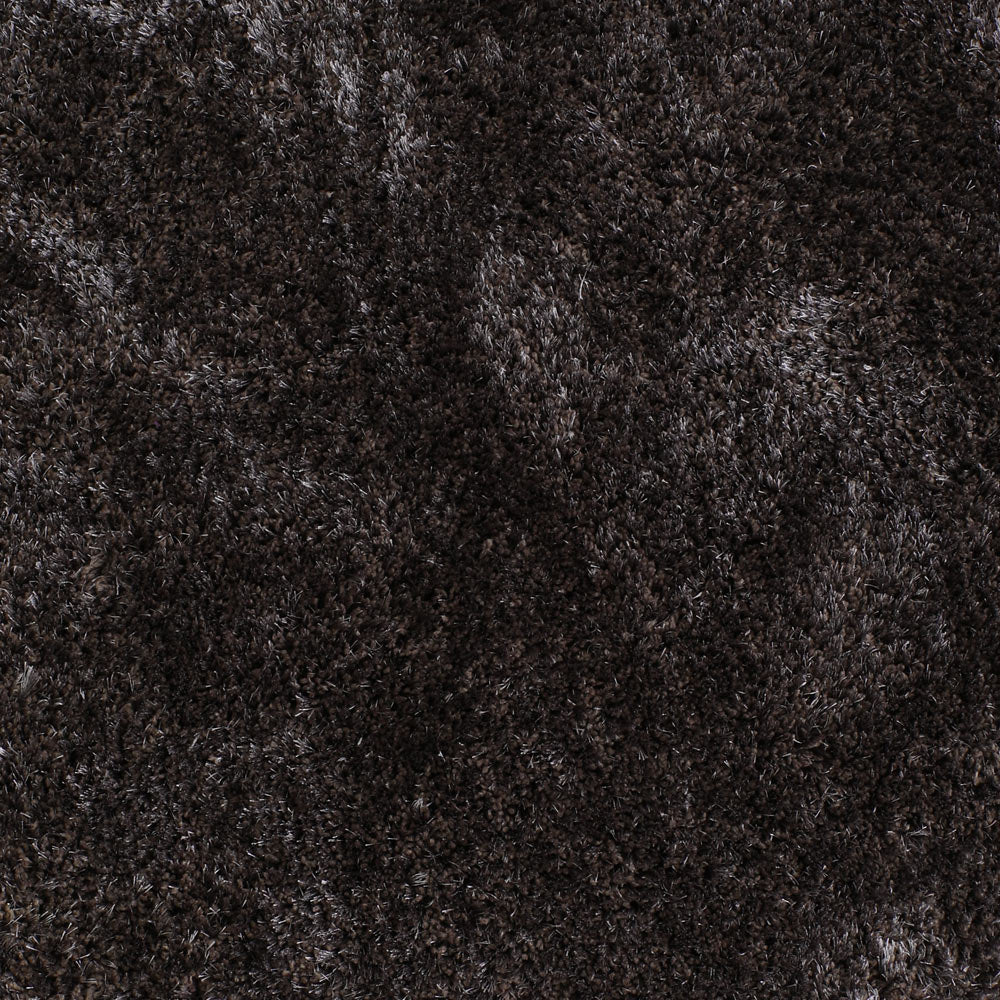 Plush Hand Tufted Shag Rug in Polyester – Solid Design