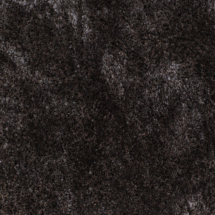 Plush Hand Tufted Shag Rug in Polyester – Solid Design
