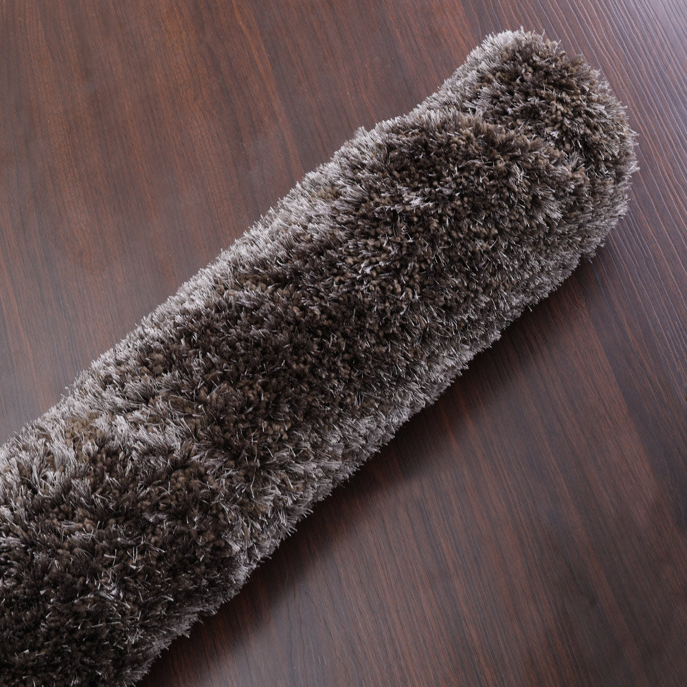 Plush Hand Tufted Shag Rug in Polyester – Solid Design