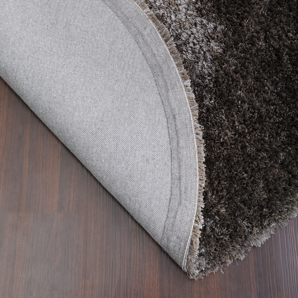 Plush Hand Tufted Shag Rug in Polyester – Solid Design