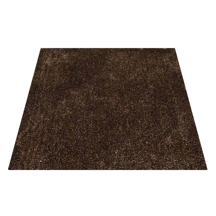 Plush Hand Tufted Shag Rug in Polyester – Solid Design