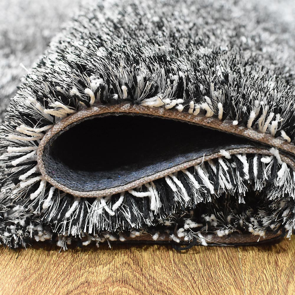 Hand Tufted Polyester Shag Rug – Solid Pattern