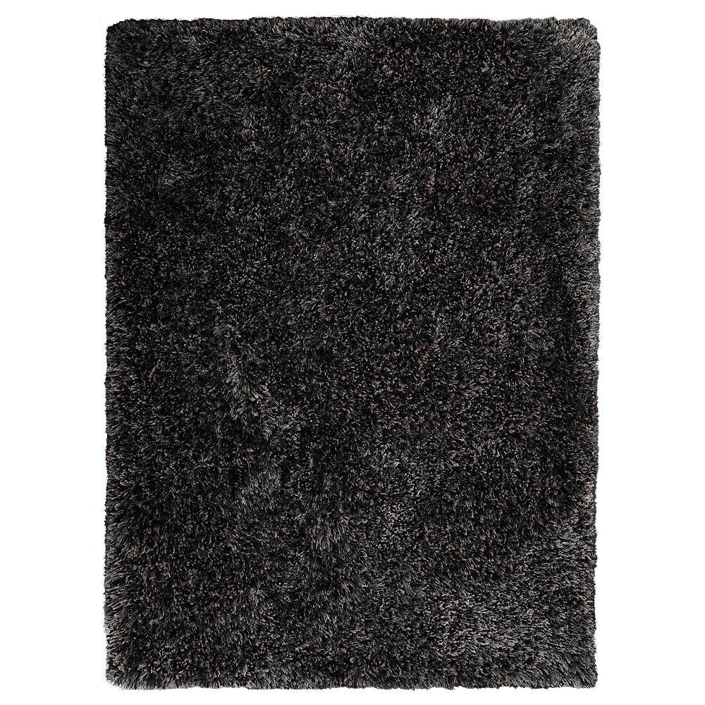Hand Tufted Polyester Shag Rug – Solid Pattern