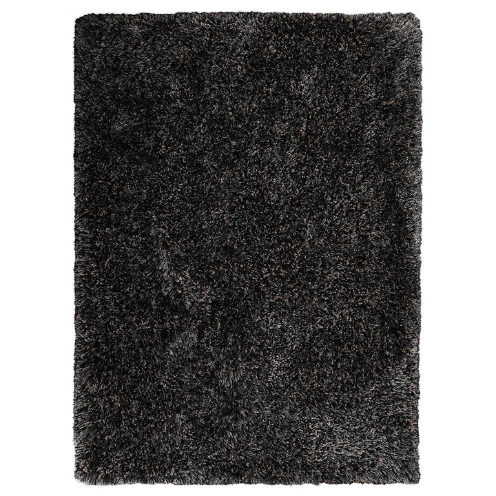 Hand Tufted Polyester Shag Rug – Solid Pattern