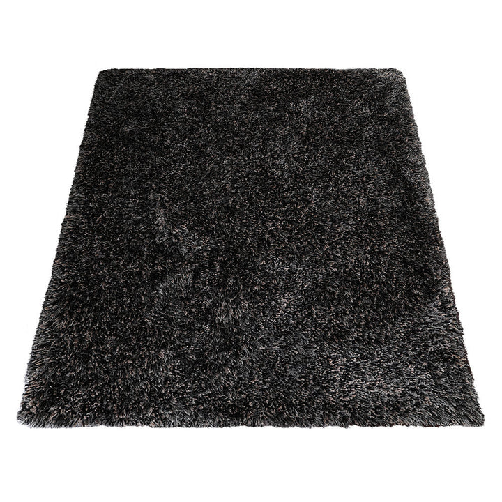 Hand Tufted Polyester Shag Rug – Solid Pattern