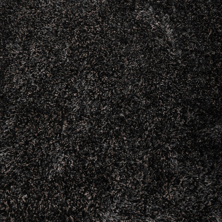 Hand Tufted Polyester Shag Rug – Solid Pattern