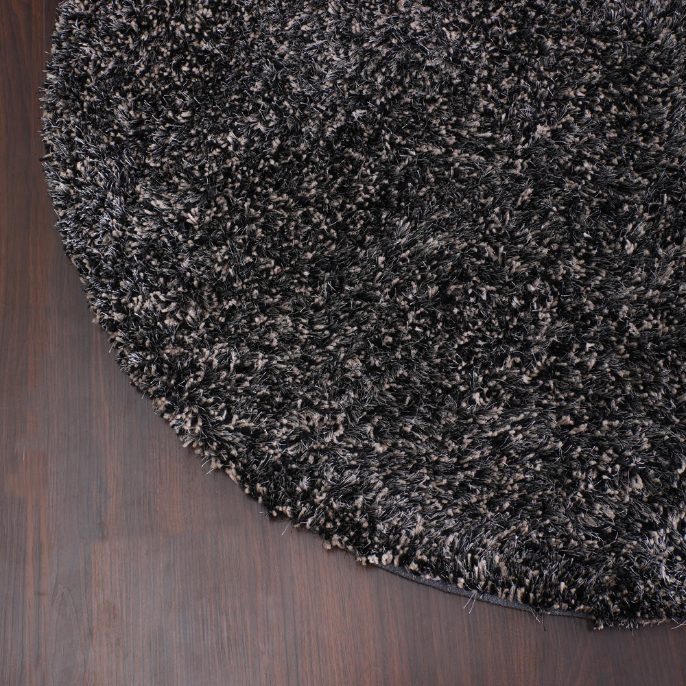 Hand Tufted Polyester Shag Rug – Solid Pattern