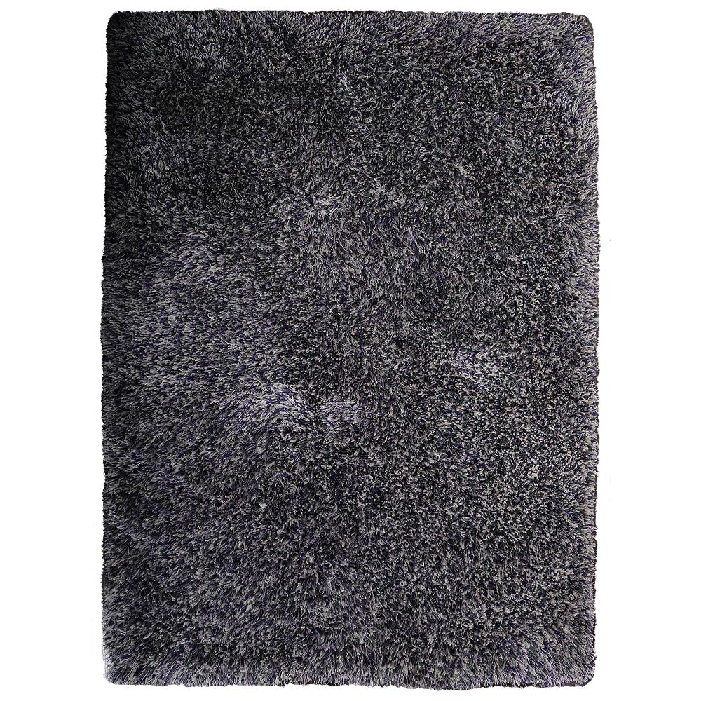 Hand Tufted Polyester Shag Rug – Solid Pattern