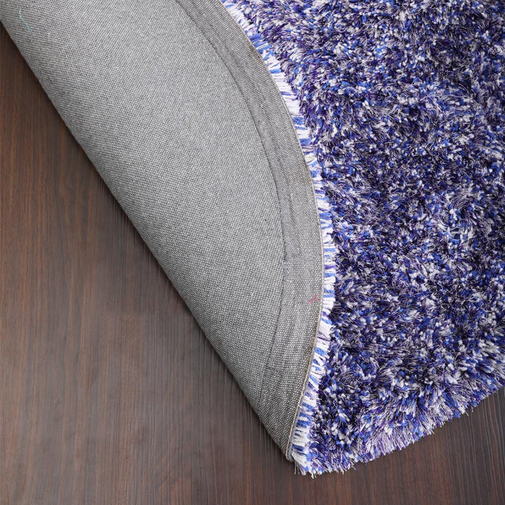 Hand Tufted Polyester Shag Rug – Solid Pattern