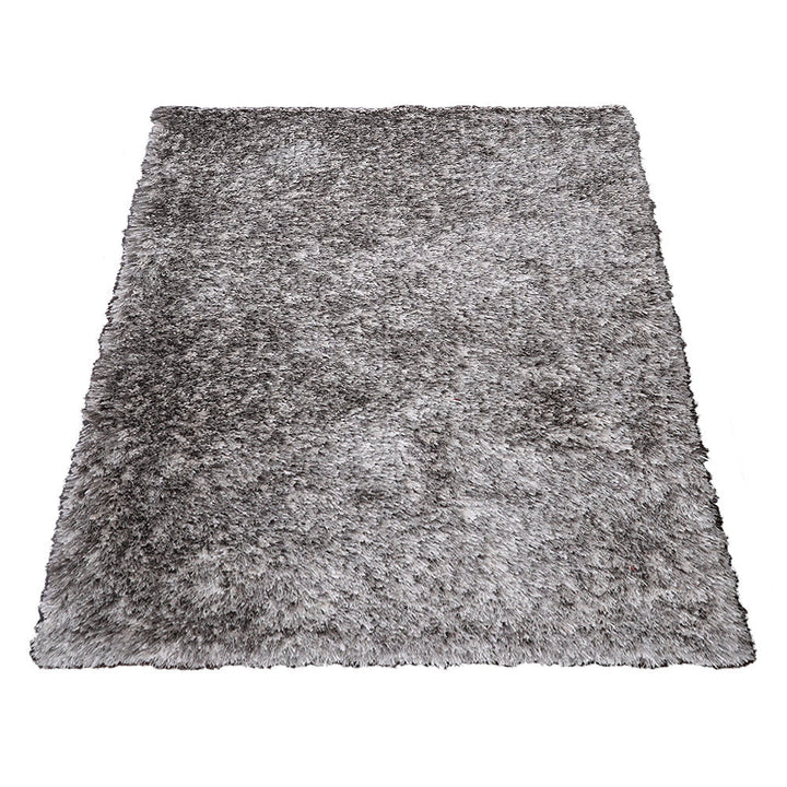 Hand Tufted Polyester Shag Rug – Solid Pattern