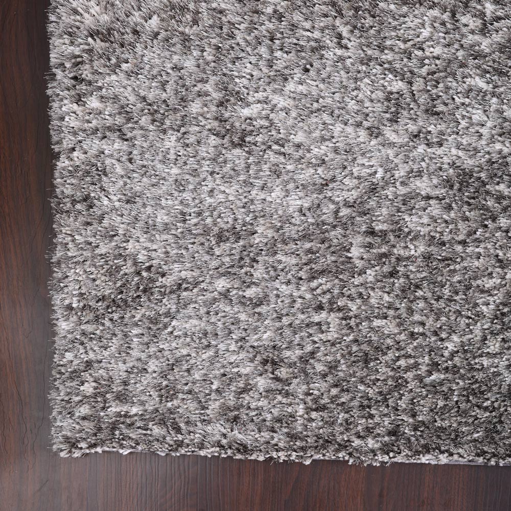 Hand Tufted Polyester Shag Rug – Solid Pattern