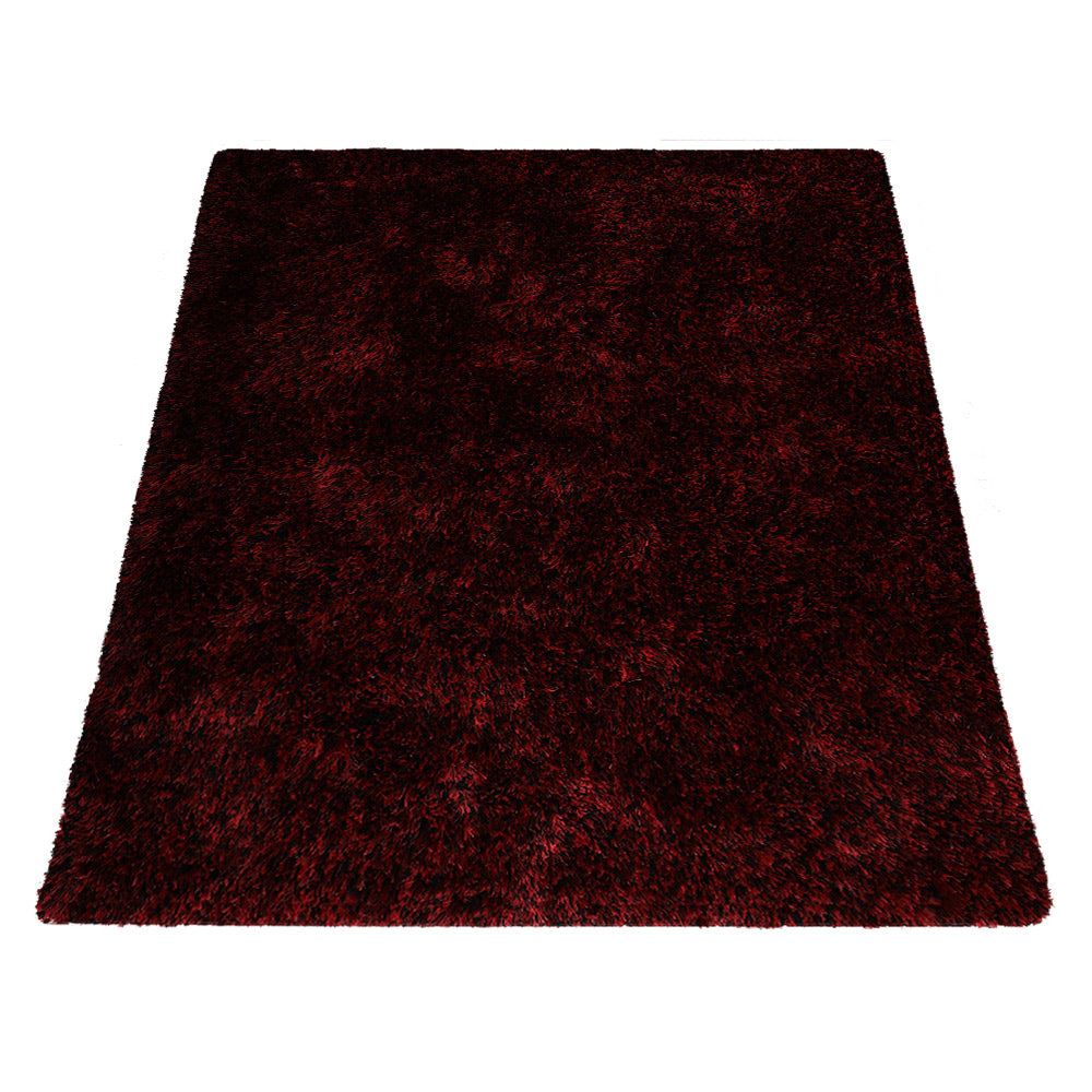 Hand Tufted Polyester Shag Rug – Solid Pattern