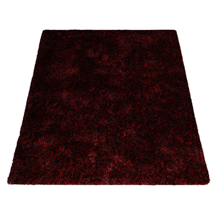 Hand Tufted Polyester Shag Rug – Solid Pattern
