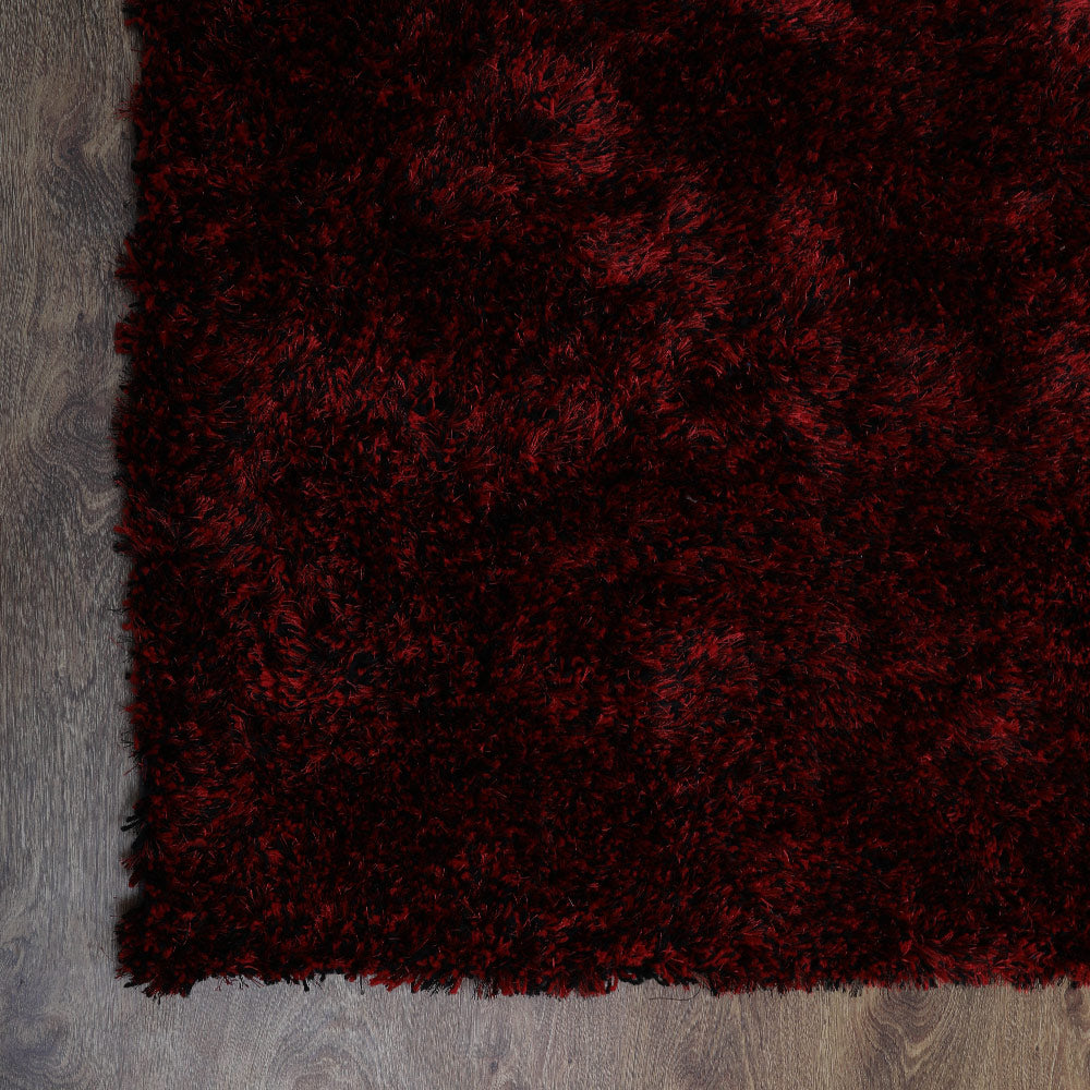 Hand Tufted Polyester Shag Rug – Solid Pattern