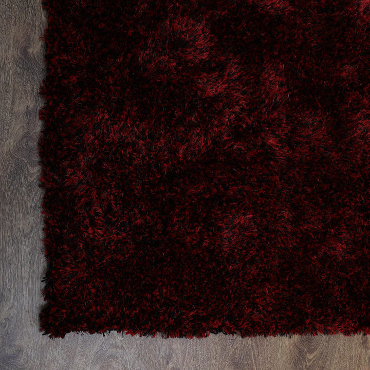 Hand Tufted Polyester Shag Rug – Solid Pattern