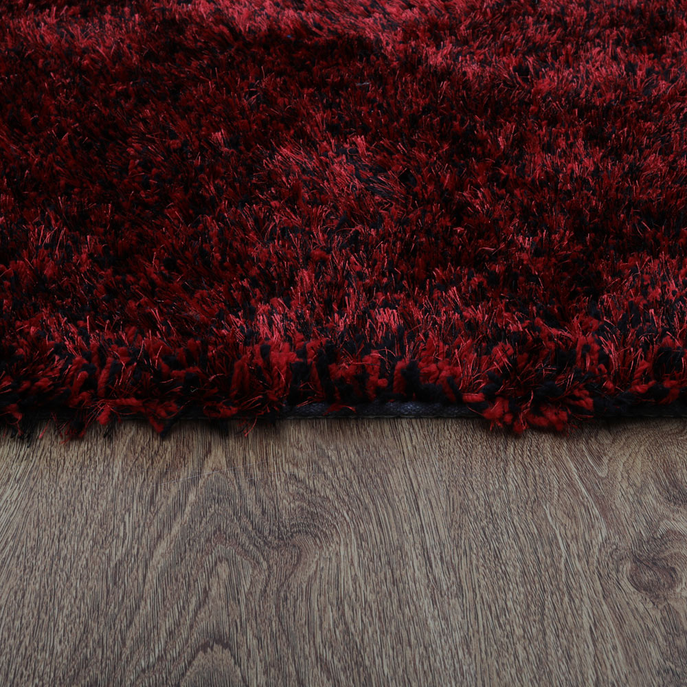 Hand Tufted Polyester Shag Rug – Solid Pattern