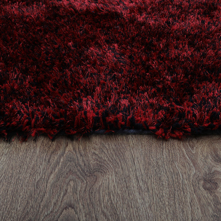 Hand Tufted Polyester Shag Rug – Solid Pattern