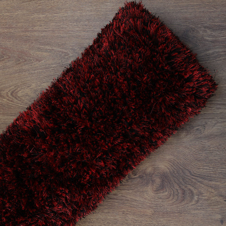 Hand Tufted Polyester Shag Rug – Solid Pattern