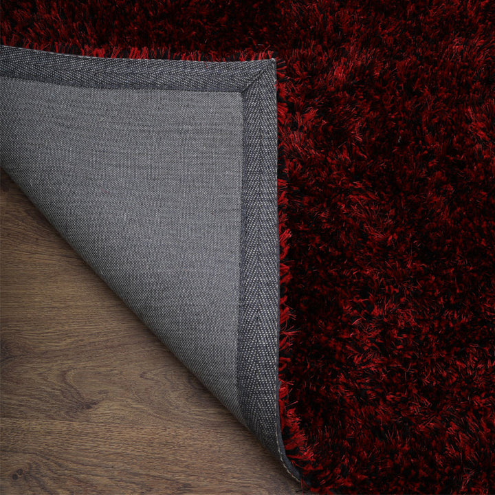 Hand Tufted Polyester Shag Rug – Solid Pattern