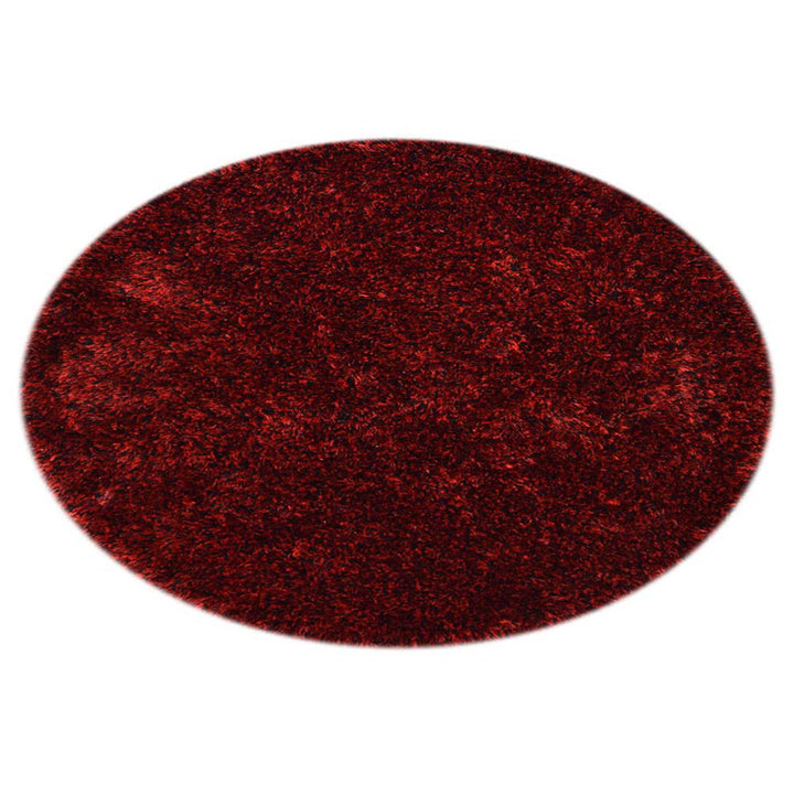 Hand Tufted Polyester Shag Rug – Solid Pattern