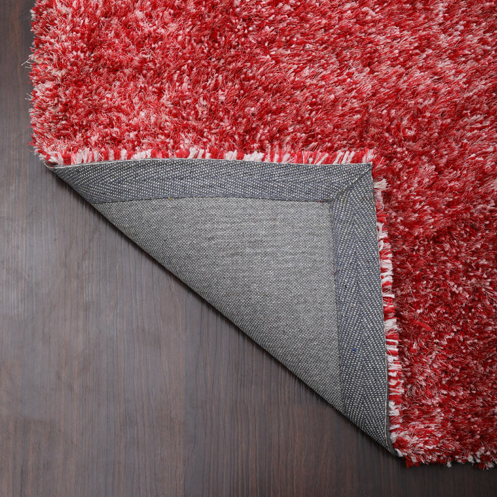Hand Tufted Polyester Shag Rug – Solid Pattern