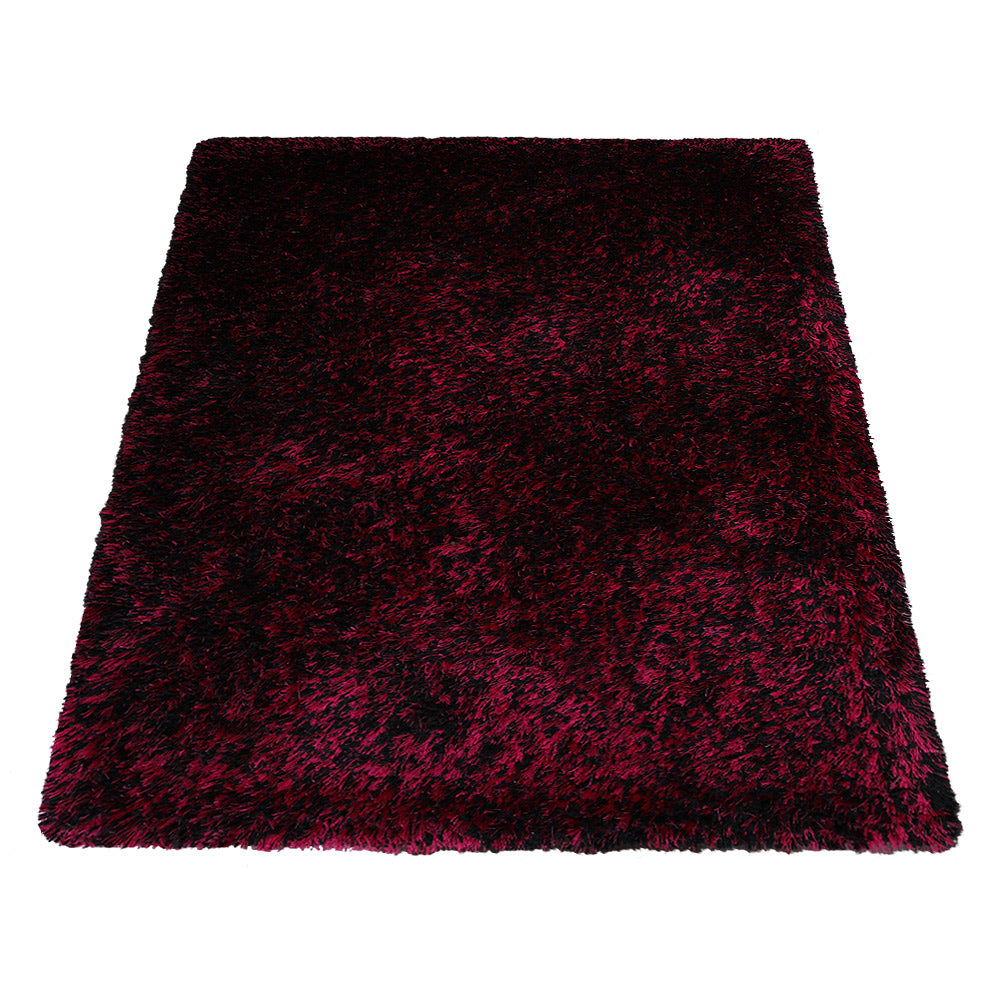 Hand Tufted Polyester Shag Rug – Solid Pattern