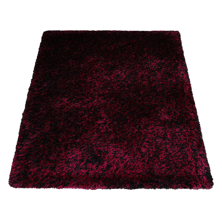 Hand Tufted Polyester Shag Rug – Solid Pattern