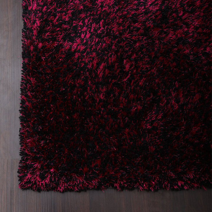 Hand Tufted Polyester Shag Rug – Solid Pattern
