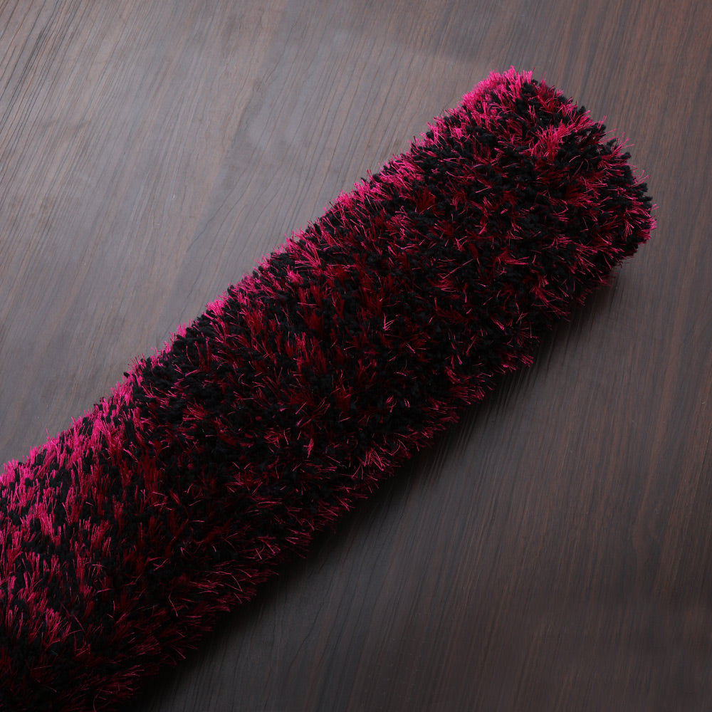 Hand Tufted Polyester Shag Rug – Solid Pattern