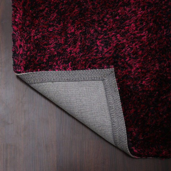 Hand Tufted Polyester Shag Rug – Solid Pattern