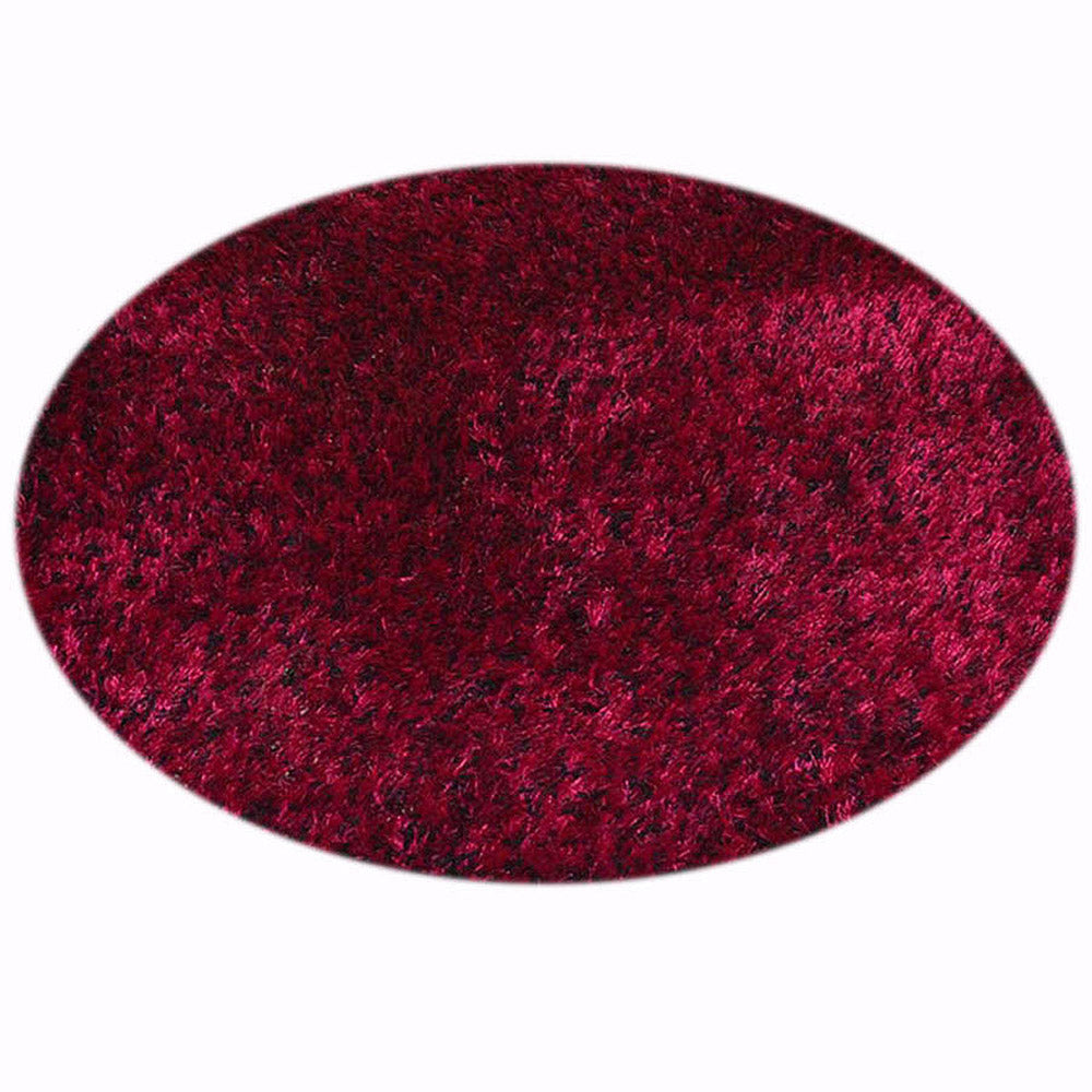 Hand Tufted Polyester Shag Rug – Solid Pattern