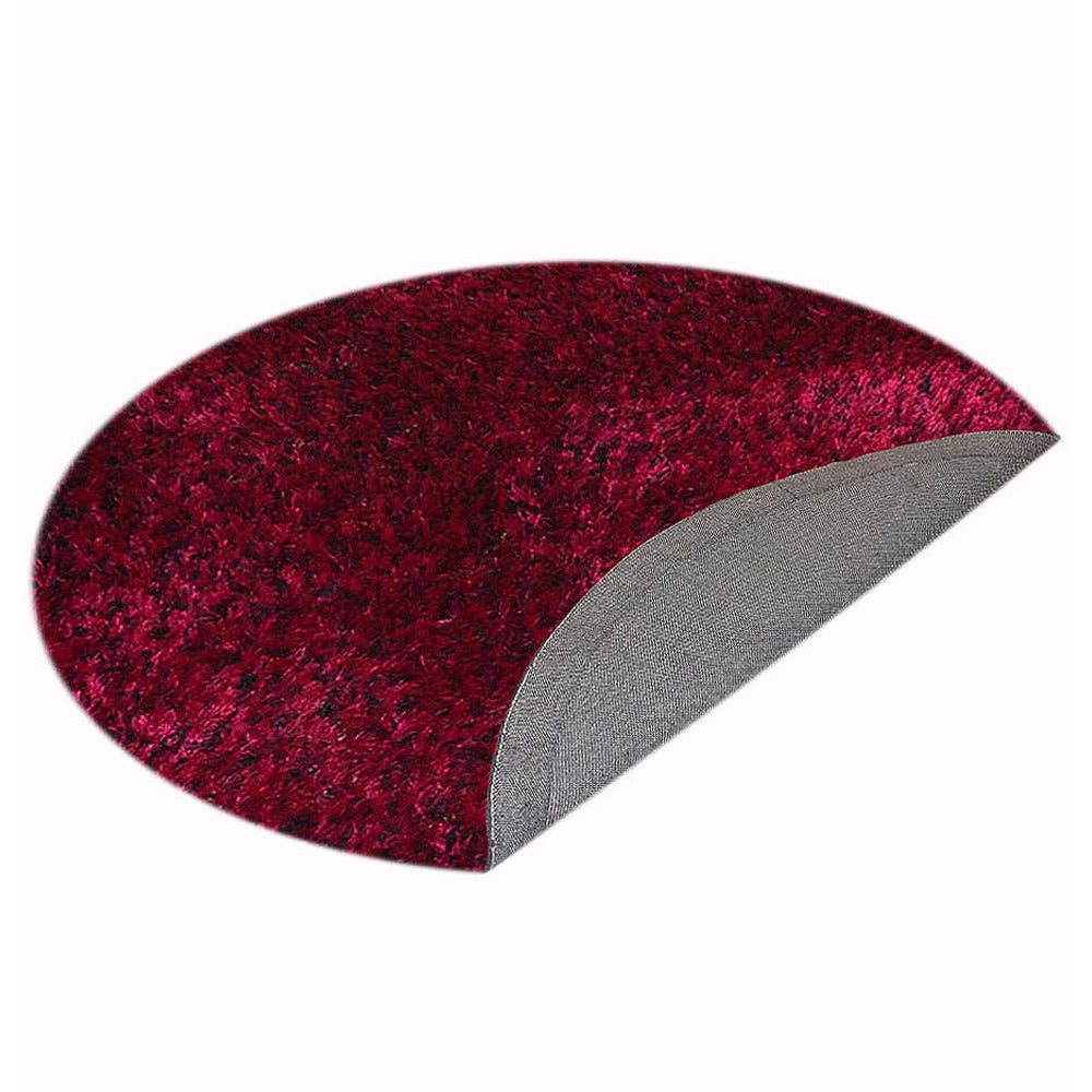 Hand Tufted Polyester Shag Rug – Solid Pattern