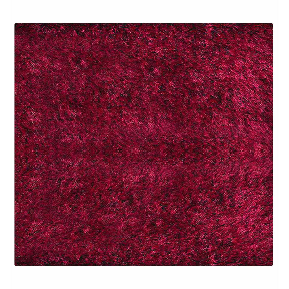 Hand Tufted Polyester Shag Rug – Solid Pattern