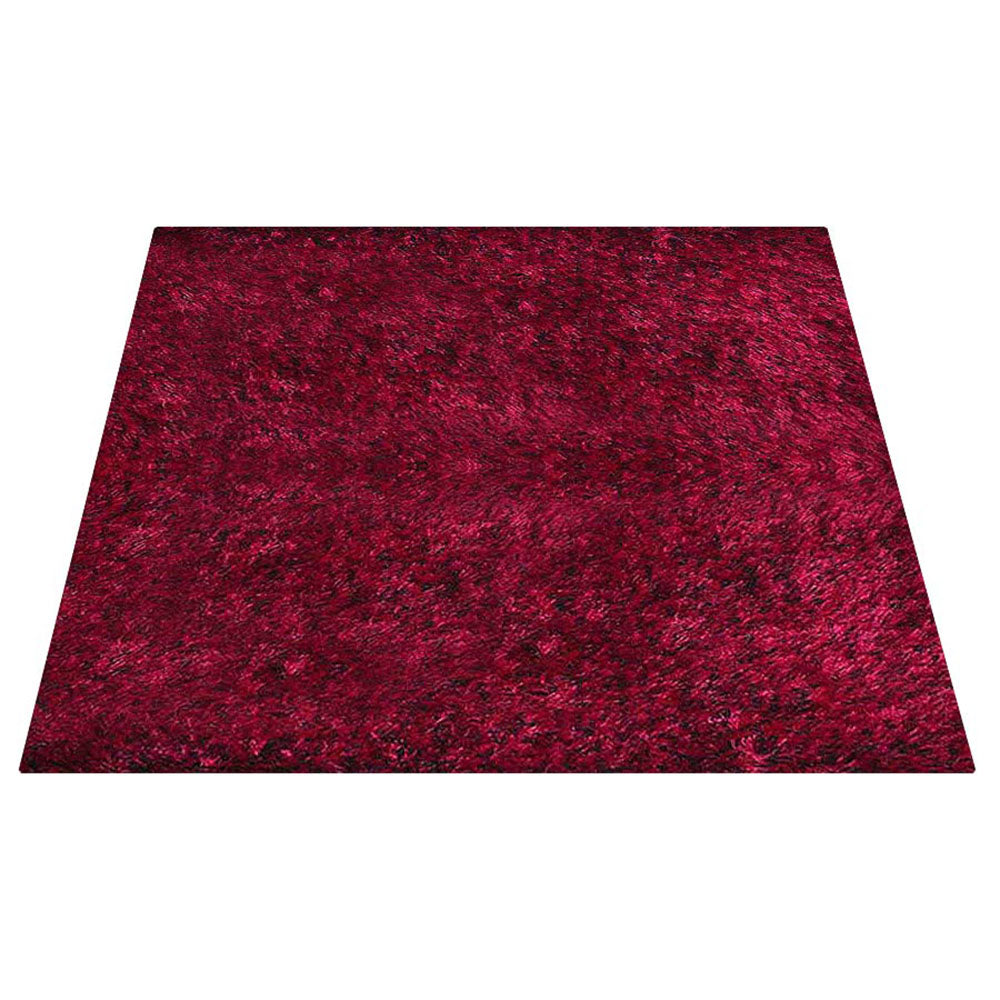 Hand Tufted Polyester Shag Rug – Solid Pattern