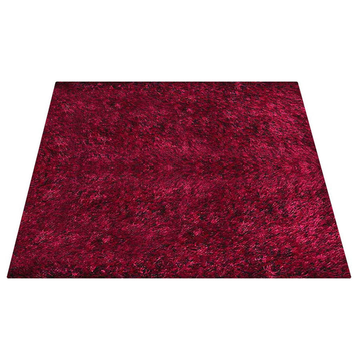 Hand Tufted Polyester Shag Rug – Solid Pattern