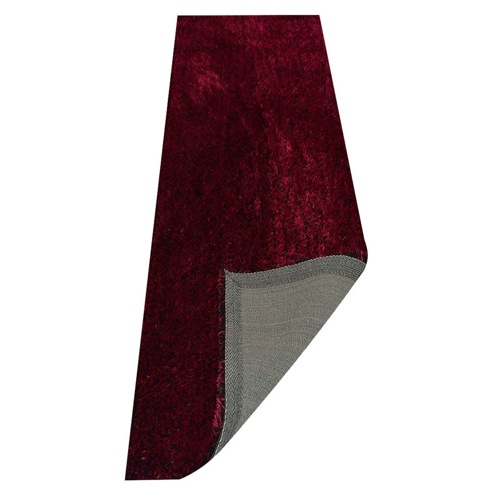 Hand Tufted Polyester Shag Rug – Solid Pattern