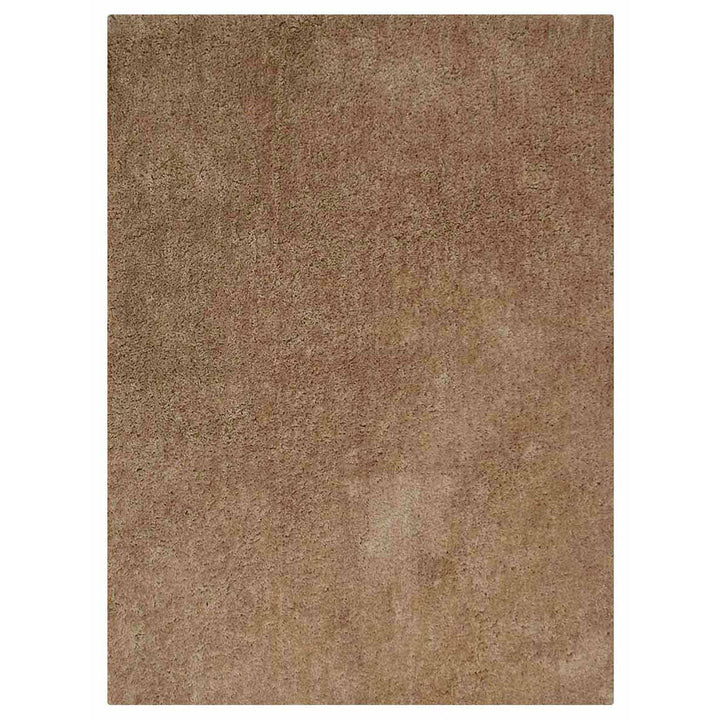 Hand Tufted Polyester Shag Rug – Solid Pattern