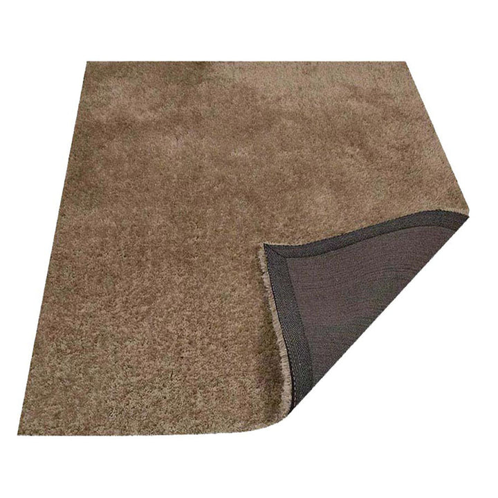 Hand Tufted Polyester Shag Rug – Solid Pattern
