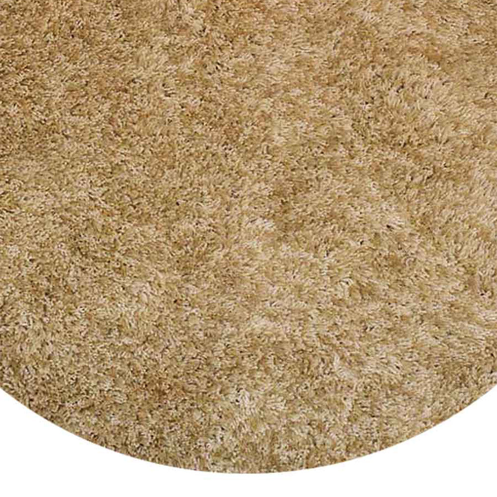 Hand Tufted Polyester Shag Rug – Solid Pattern
