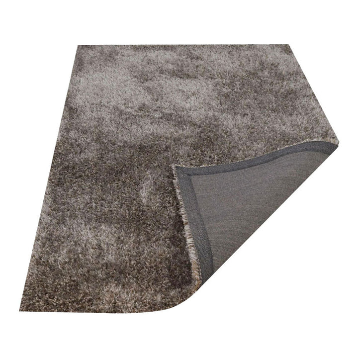 Hand Tufted Polyester Shag Rug – Solid Pattern